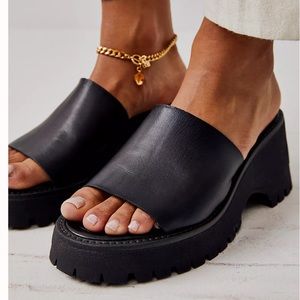 New Free People Winona Wedge Sandals